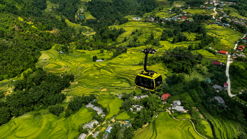 Enjoy a scenic sightseeing tour to Fansipan and Muong Hoa Valley, featuring spectacular mountain views, iconic rice terraces, and the natural beauty of Sapa in one unforgettable day.