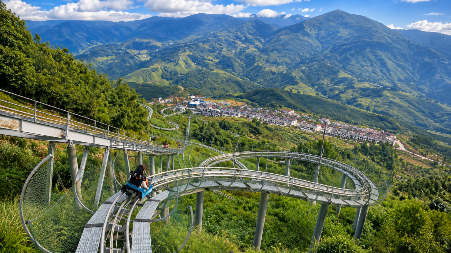 Moana Alpine Coaster Love Waterfall