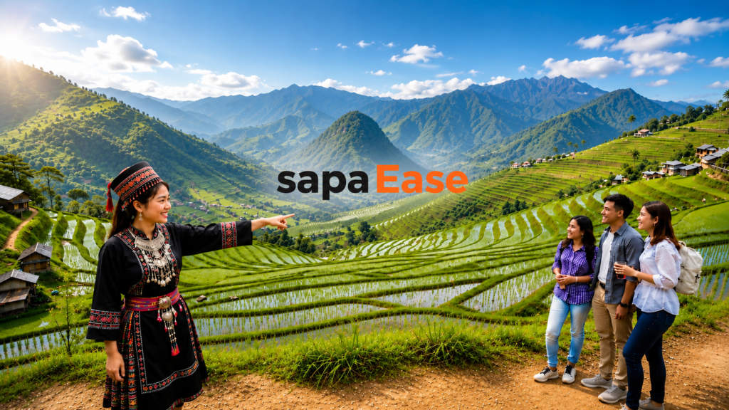 SapaEase provides sightseeing tours, adventure experiences, local market tours, and reliable transport services, helping international travelers explore Sapa with authentic local expertise and professional guides.